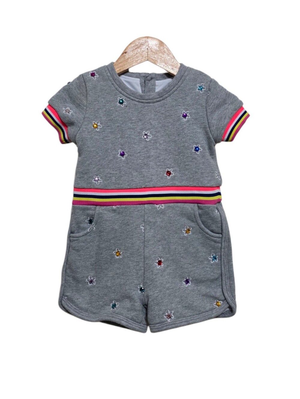 Lola + The Boys Rainbow Gem Romper Size 18M